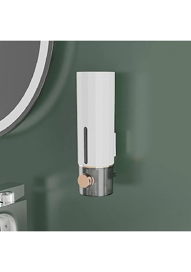 Atrovirens-sabunluk Saç Kremi Duş Jeli Konteyner Banyo Duvara Monte Punch-ücretsiz Görünür Pencere Pres Tipi Büyük Kapasiteli Sh