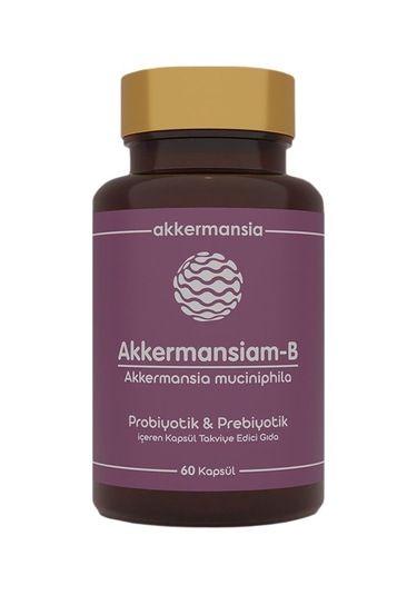 Akkermansiam-B Probiyotik & Prebiyotik 60 Kapsül