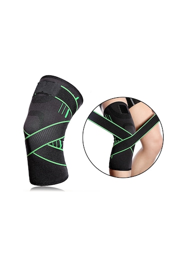 Yuntech01 Yeni Nesil Kaymaz Spor Dizlik - Koşu, Basketbol Ve Bisiklet İçin Mükemmel Koruma Turuncu, M Çok Renkli