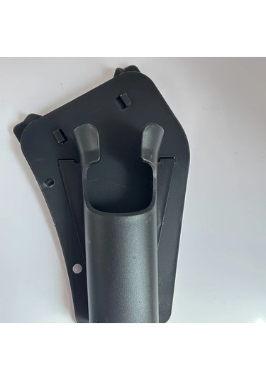 Techbloom Siyah 1 Adet Portatif Olta Kamışı Bel Bandı Plastik Malzeme Ayarlanabilir Eller Serbest Hızlı Çekme Tasarımı Fly Fishing Ve Kıyı Balıkçılığı İçin