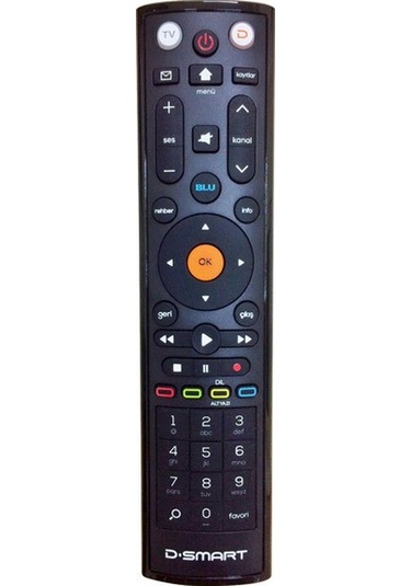D Smart Blue Hd Uydu Kumanda Yeni Uzun Kasa