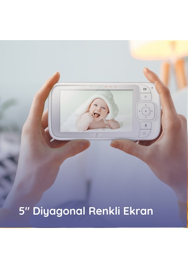Hubble Nursery View Pro 5" Dijital Video Bebek Kamerası