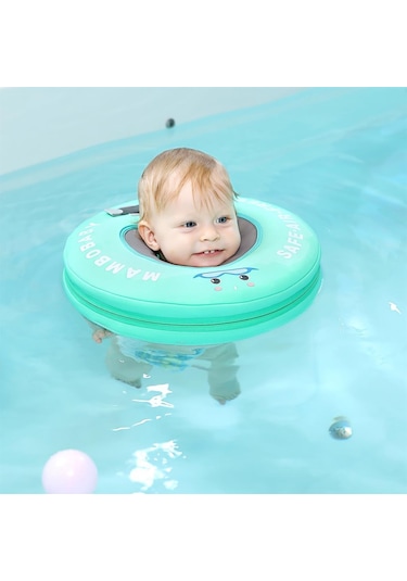 Mambobaby Boyun Destekli Yüzme Simidi - Mavi