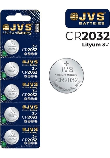 Jvs Cr2032 Düğme Pil 5 Adet