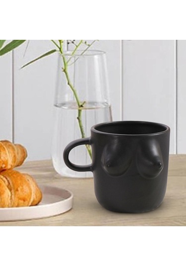 Suntek Kadın Vücut Sanatı Seramik Su Bardağı 300 Ml Su