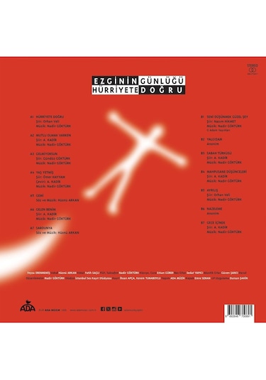 Ezginin Günlüğü - Hürriyete Doğru / Plak
