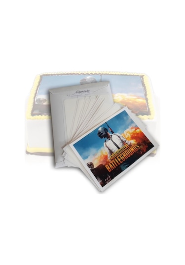 A4 Yenilebilir Şekerli Hamur Kağıt Eko (5X24 Adet)