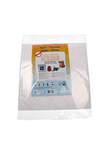 Fakir A160 Süpürge Toz Torbası 20 Adet