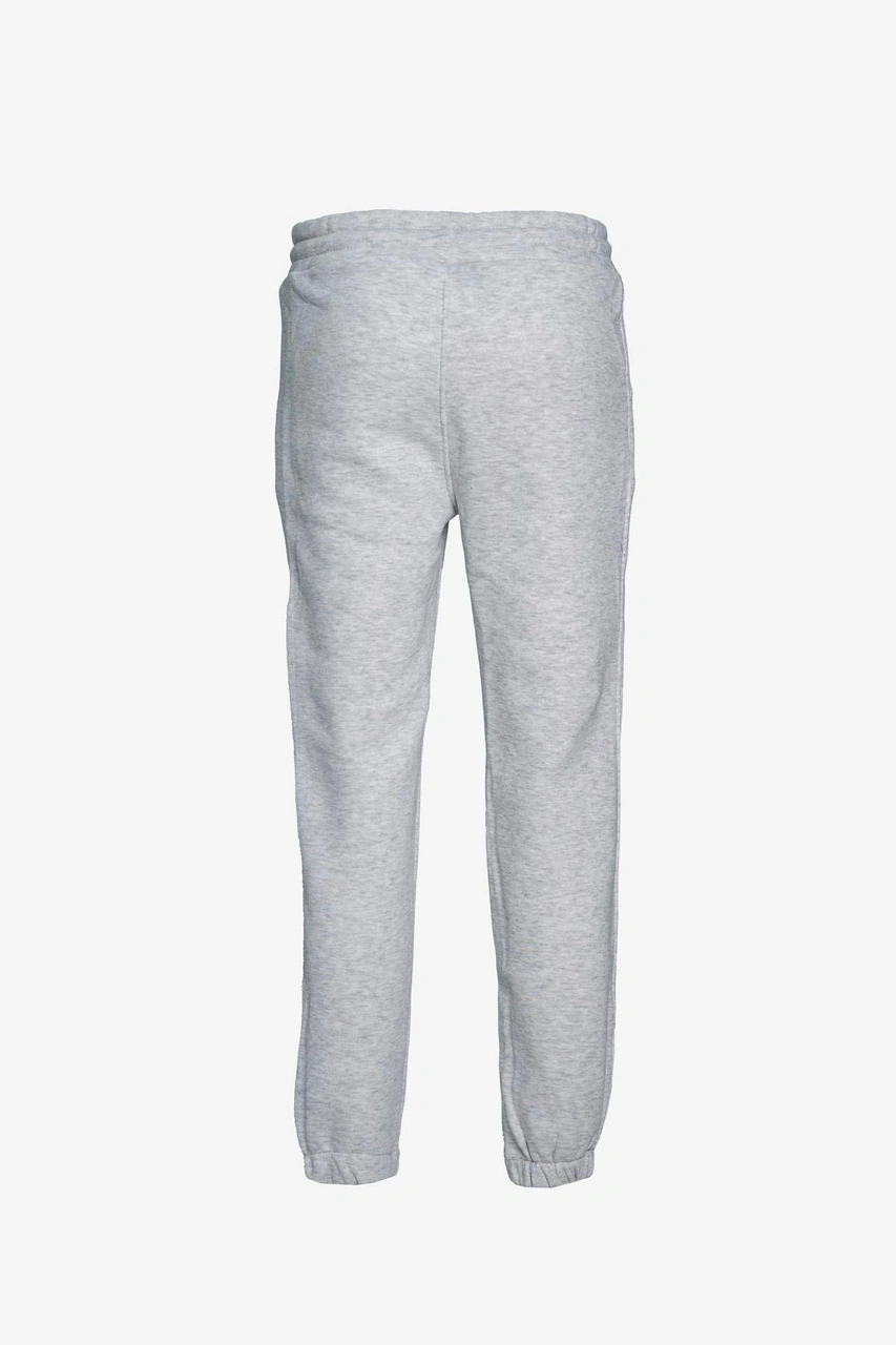 Üç İplik Yüksek Bel Lastikli Jogger Eşofman Altı - Açık Gri Açık Gri