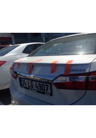 Toyota Corolla Uyumlu 2013-2019 Bagaj Spoiler Kanat Rüzgarlık Astarlı