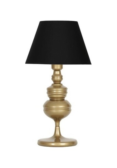 Vinner Munch Eskitme Kaplama Metal Abajur - Siyah-60926 Renkli