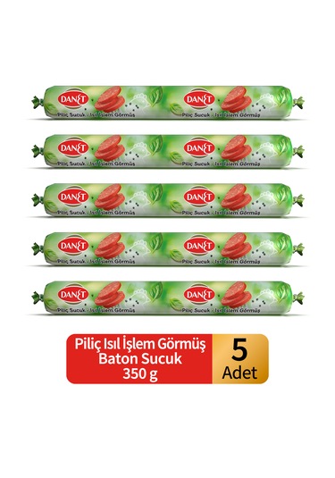 Piliç Sucuk Baton Isıl İşlem Görmüş 350 G X 5 Adet