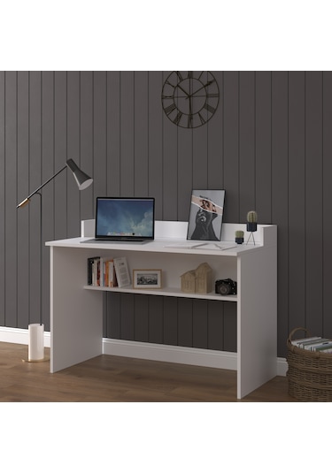 Bilgisayar Ofis Yemek Ders Çalışma Masası Çm-01-beyaz Beyaz