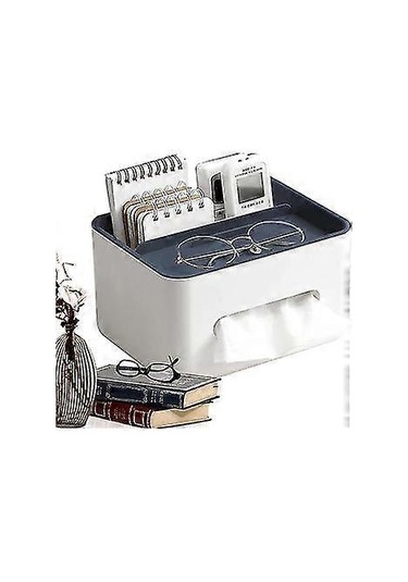 Mendil Tutucu Masa Saklama Düzenleyici, Düşmeye Karşı Dayanıklı Dikdörtgen Mendil Kutusu, 21x16x12,5 Cm, Her Mendil Kutusu Peçete Dispenserine Uyumlu