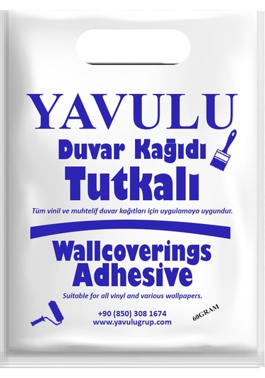 Duvar Kağıdı Tutkalı / Duvar Kağıdı Yapıştırıcısı Tutkalı 60g Topaklanma Yapmaz Tutkal Şeffaf