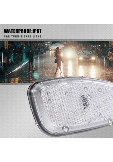 Dinosaurs Araba Yan Yansıma Uyarı Dönüş Sinyali Işık Lambası Ön Dönüş Sinyalleri Jeep Renegade 2014-2017 Için Işık Beyaz