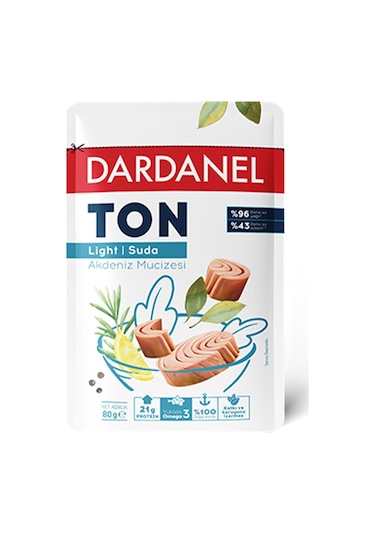Dardanel Light Ton Balığı Poşet 80 gr