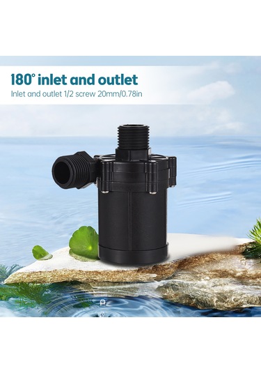 Symbee 24v 30w Dc Sürekli Akışlı Pompa - 12m Yükseklik, 700l/h Debi, Ip68 Koruma - Lavabo, Fıskiye, Su Bitkileri İçin