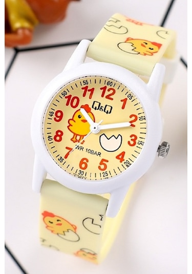 Q&Q QCG2218 Su Geçirmez Rakamlı Kız Çocuk Kol Saati