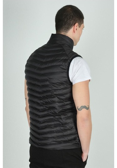 Plus Scorpion Erkek Şişme Mevsimlik Yelek Hafif, Fermuarlı, Şık Ve Rahat S-xxl Siyah