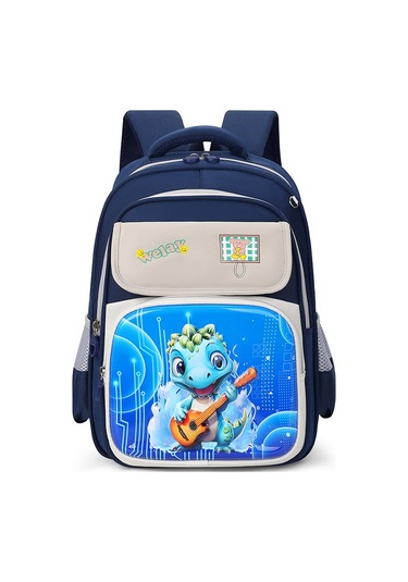 Ultra Hafif Yumuşak Yük Azaltıcı Sevimli Çocuk Okul Çanta Lacivert