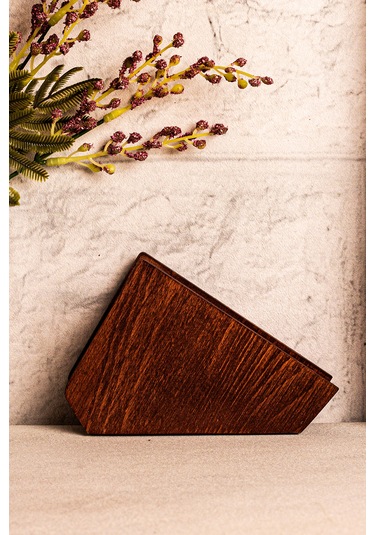 Snippy Baro - Ahşap Peçetelik Masaüstü Peçete Organizeri Ahşap