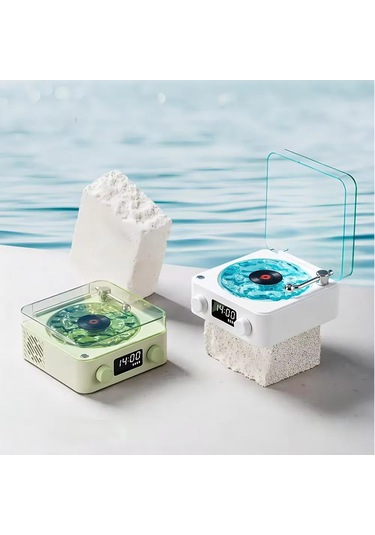 Mini Retro Beyaz Gürültü Bluetooth Hoparlör Taşınabilir Vintage