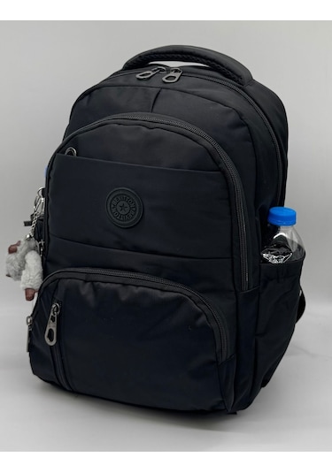 İlk Okul Çantası 3'lü Seti Unisex Çocuk İlkokul Çantası Bvt-8010 Siyah Siyah