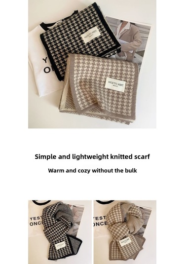 Kadın Sonbahar/kış Yüz Eşarp: Kalın Yün, Her Kombine Uygun-pembe Pembe