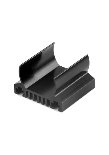 Youtek Trax4 Ve Trax4-m 1/18 Rc Zırhlı Araçlar İçin Bjm401 Modeli 180 Motor Soğutma Radyatörü Siyah - Alüminyum Alaşımlı Upgrade Parça