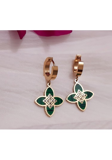 Giftworld Çelik Küpe Altın