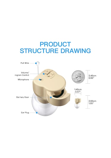 Profesyonel Ses Amplifikatörleri Yaşlılar İçin İşitme Cihazları