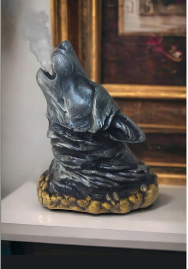 Kurt Tütsülük Figür Biblo Dekoratif Kurt 20cm