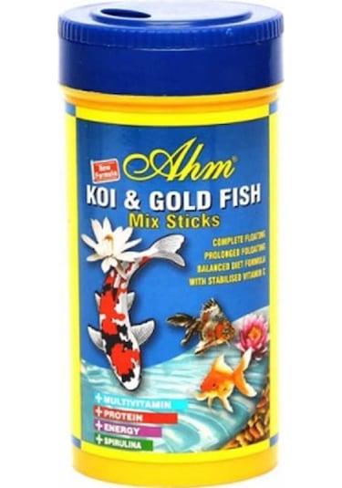 Koi Ve Japon Balığı Karışık Yem (Ahm Mix Pond Sticks 250 Ml)