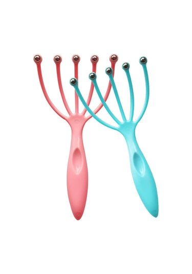 Hangfox Pp Malzeme Multi Kullanimlı Beş Tırnaklı Toplu Şapka Masaj Cihazı - Açık Mavi