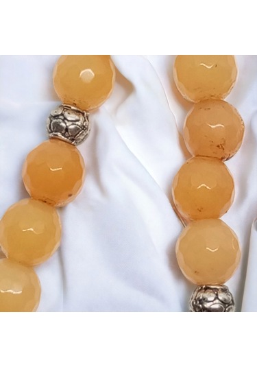 Kesebe Doğal Taşlı Tespih Çok Renkli