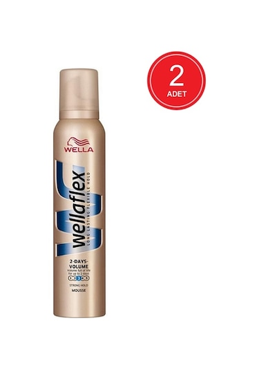 Wella 2-Days-Volume Hacim Veren Saç Köpüğü 2 x 200 ML