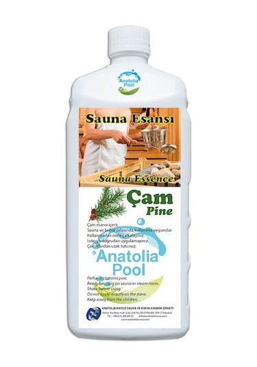 Sauna Buhar Esansı Çam 1 Lt Anatolıa Pool Sauna Essence Pine