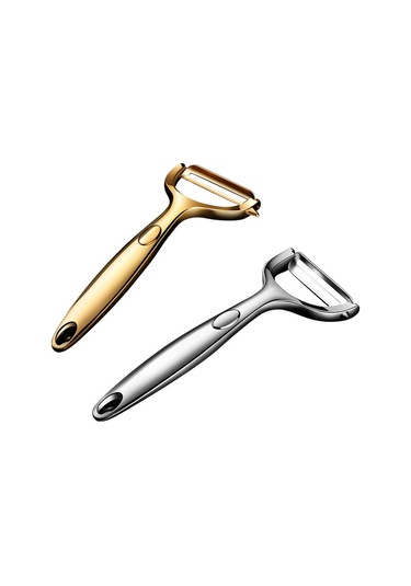 Yystore Çok Fonksiyonlu Çinko Alaşımı Soyucu Bıçak 2 Parça