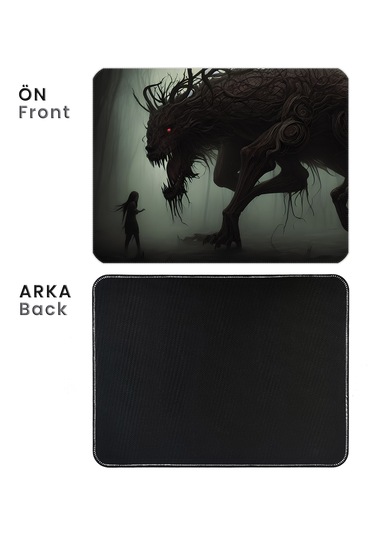 İlyuka 40x30cm Gaming Oyuncu Mousepad Spooky Beast Mp264030
