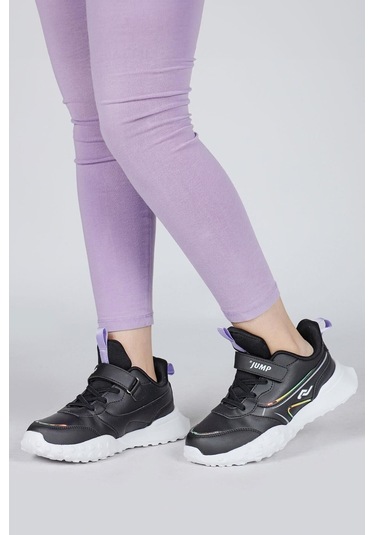 Jump 29601 Çocuk Rahat Sneaker Siyah/lila Siyah - Lila