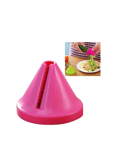 Mutfak Huni Modeli Spiral Dilimleyici Sebze Kuşkusuz Havuç Kesici Kırmızı , Boyut:havuç Kesici Kırmızı Diğer