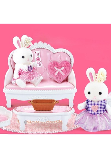 Mega By Dreamy Mini Tavşan Salon Takımı Seti 6619