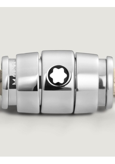 Montblanc Meisterstück Collection Bulutlu Bej Deri - Steel Bilekl Bej