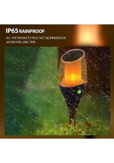 Trendooze Güneş Enerjili Bahçe Aydınlatma, Modern Yol Lambası