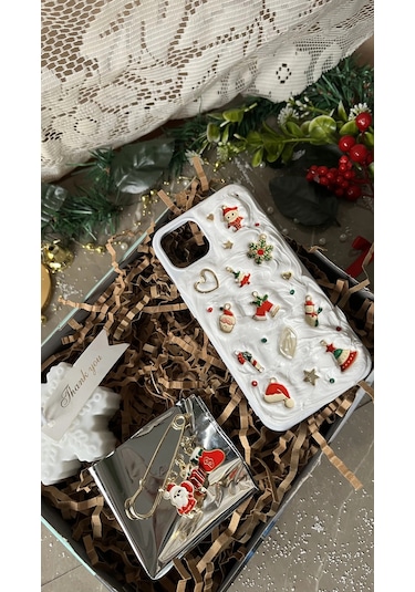 Yılbaşı Konsept İphone Aksesuar Hediye Seti Casa Di Duck Çok Renkli