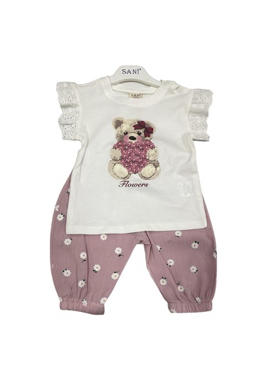 Babydoll 2li Takım Sani Pembe-10823 Pembe