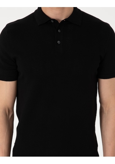 Pierre Cardin Erkek Siyah Kazak /triko 50305976-vr046 Siyah