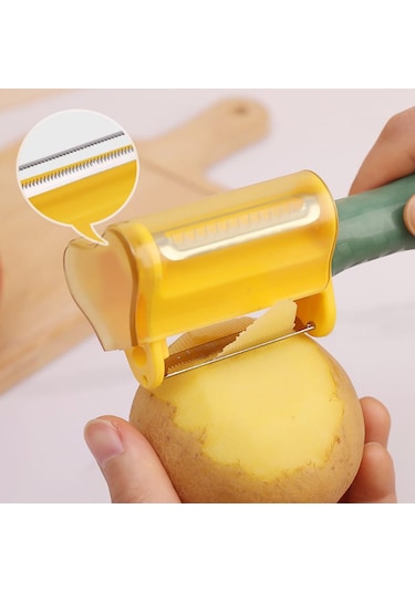 Tineke Meyve Sebze Soyacağı Kabuk Toplayıcı Pratik Jülien Soyuc Çok Renkli