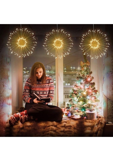 Dize Işıklar Usb İle Güçlendirilmiş Değişen Pırıltı Çok Renkli